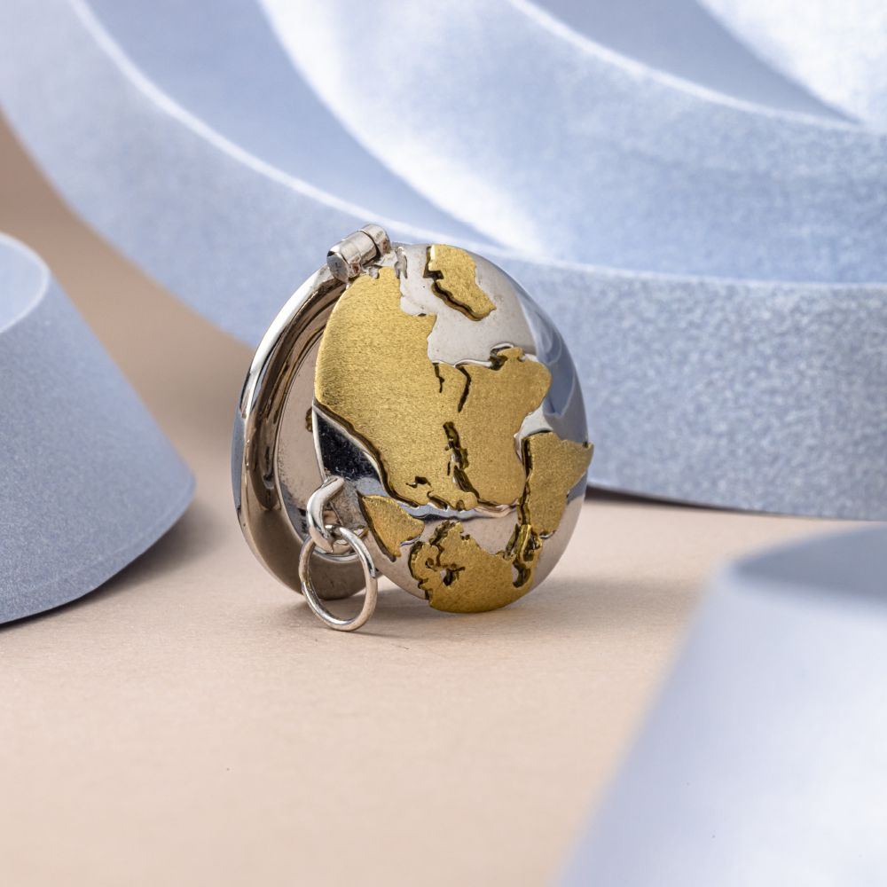 Greatest Love in the World Locket- White and Yellow