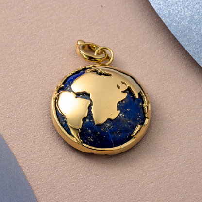 Mini World Pendant Lapis lazuli